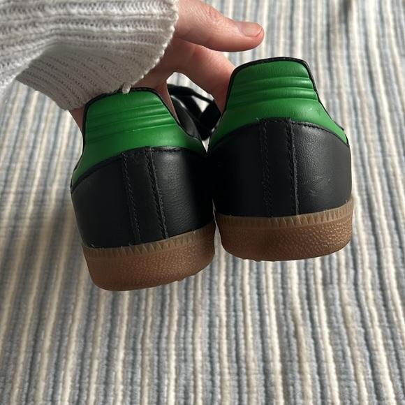 Black / Green Adidas Sambas - Picture 6 of 6